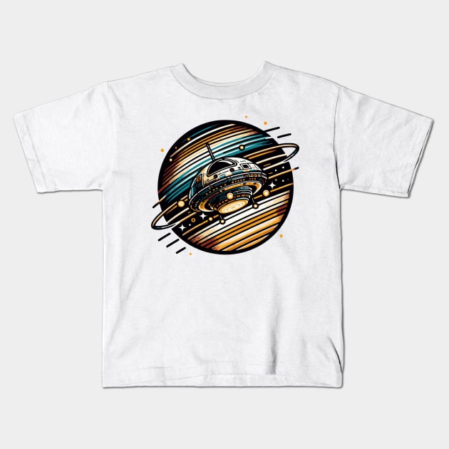 Future Venus Orbiter Kids T-Shirt by JSnipe
